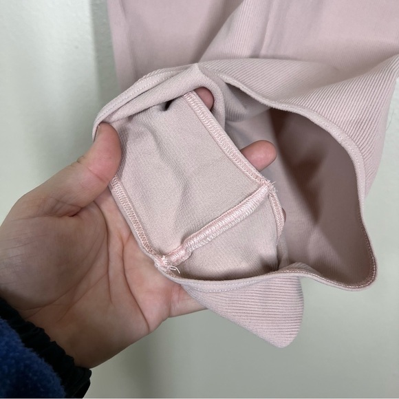 Free People Intimately Womens Move Along Ribbed Bodysuit Neutral Size M/L - Picture 5 of 9